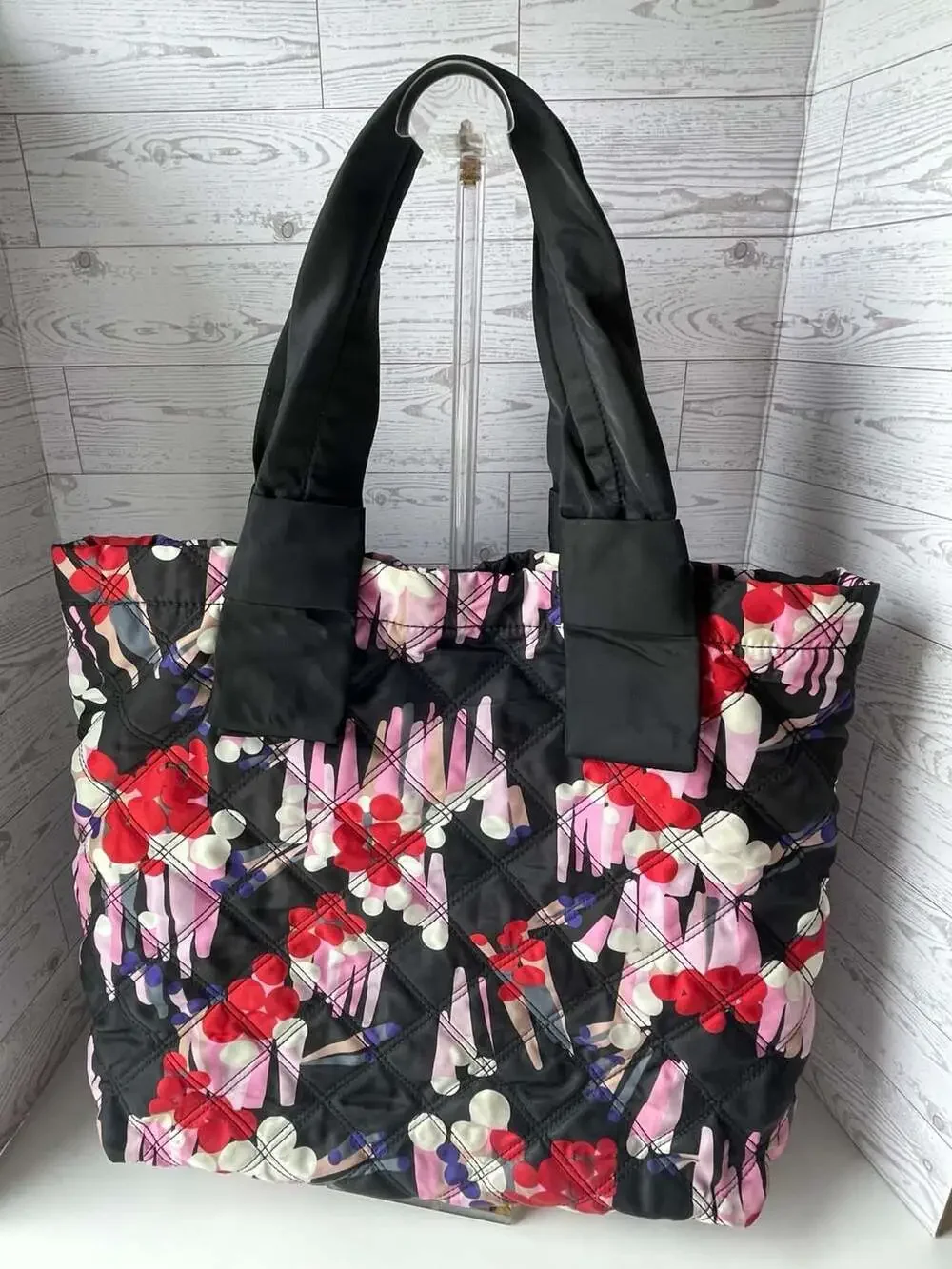 Marc Jacobs Nylon Geo Spot Quilted Knot Large Tote Diaper Bag